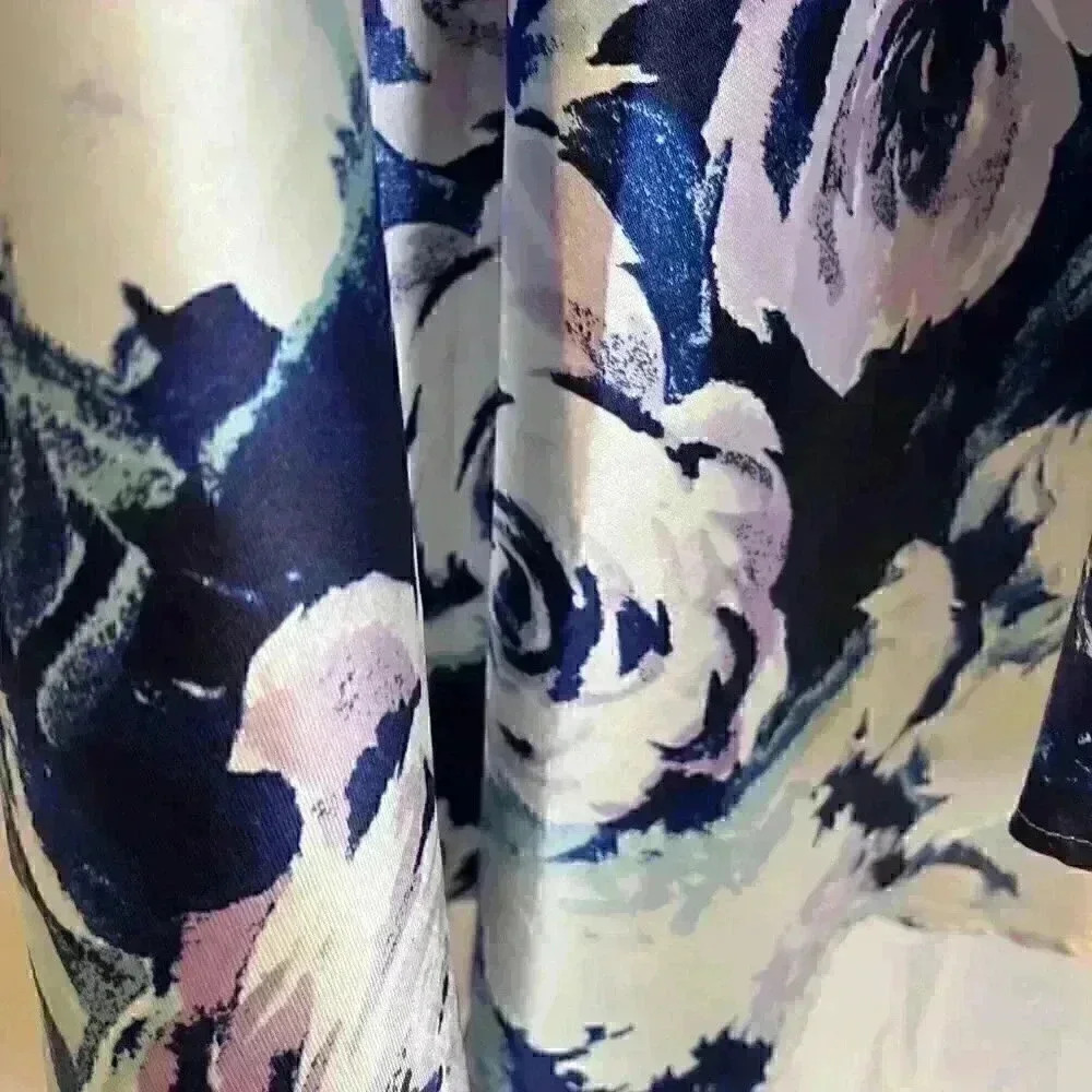 NWT - Speechless Lace to Floral High Low Dress, White & Blue Flowers (Size 16) - Picture 14 of 14